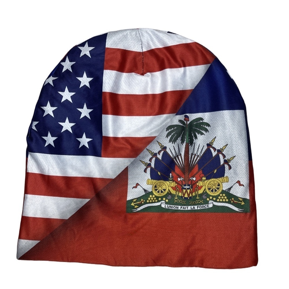USA Haiti Beanie Unisex One Size